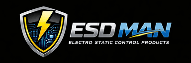 ESDMAN shield and wordmark